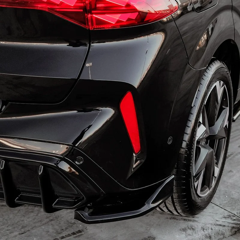 Oneway Achterbumperskirts (Hoeken) passend voor Cupra Terramar (KP1) 2024- – Glanzend zwart