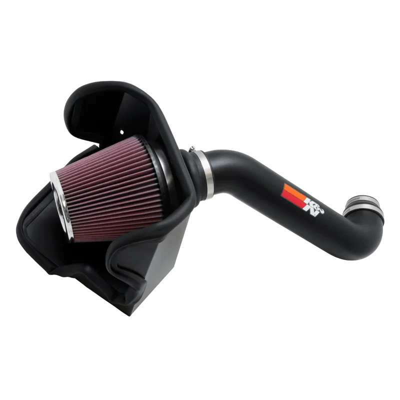 K&N High Performance Air Intake Kit passend voor Jeep Liberty & Dodge Nitro 3.7L V6 2010-2012  - Zwart (77-1562KTK)
