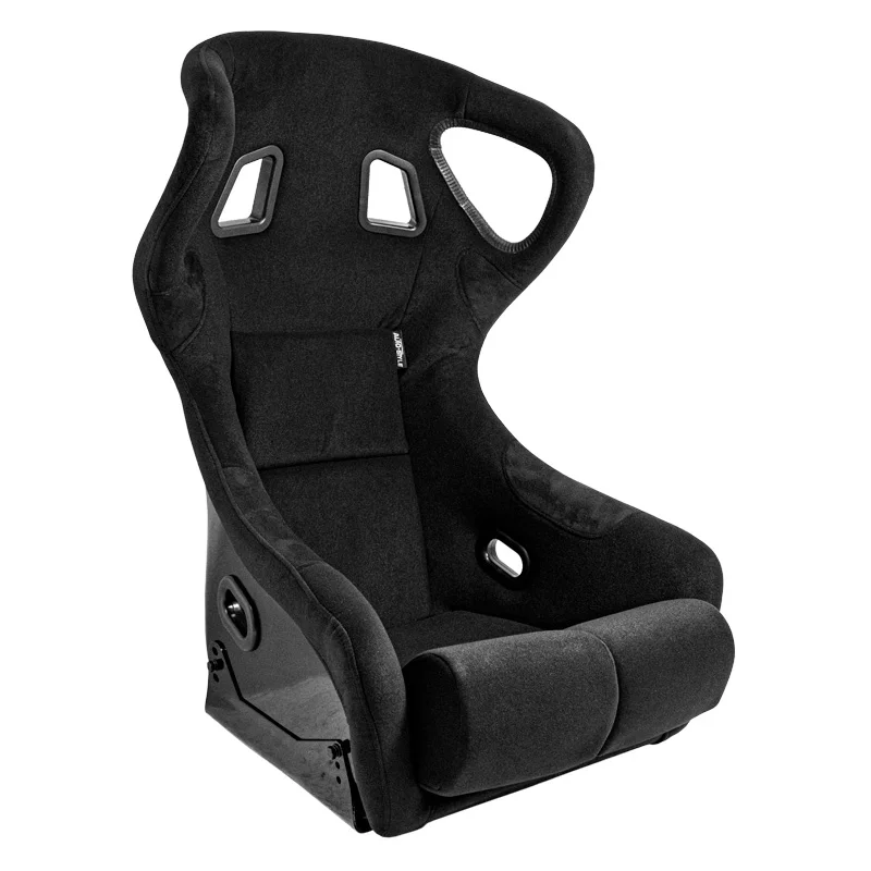 AutoStyle Sportstoel 'BS6' - Zwart - Vaste polyester rugleuning - incl. sledes