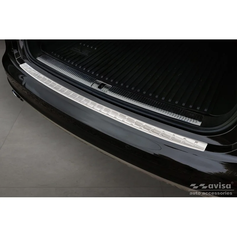 Avisa RVS Achterbumperprotector passend voor Audi A6 Allroad 2011-2018 - Zilver