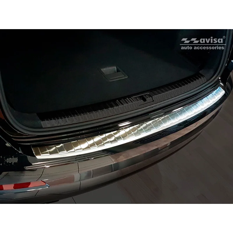 Avisa RVS Achterbumperprotector passend voor Audi Q3 II 2019- incl. S-Line - Zilver