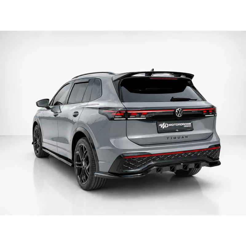 Motordrome Achterbumperskirts Hoeken passend voor Volkswagen Tiguan III (CT1) R-Line 2024- (ABS)