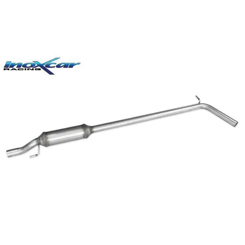 InoXcar 100% RVS Middendemper passend voor Audi A1 1.4 Turbo 122pk 2011-