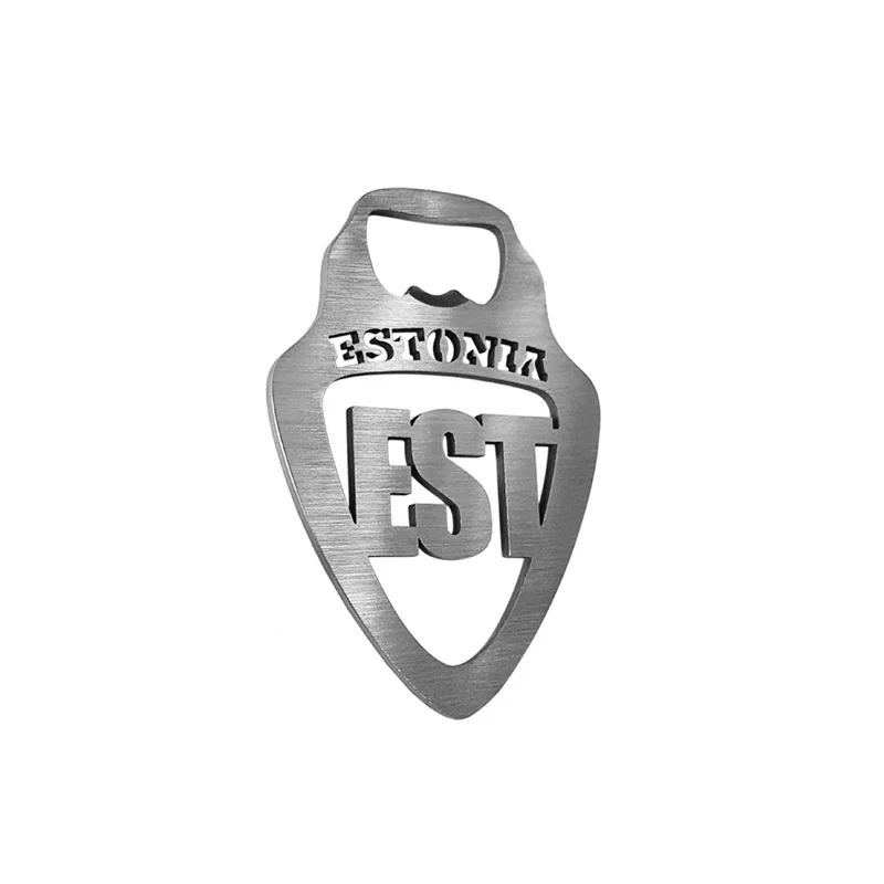 Avisa RVS Flesopener - 'Estonia' (Zilver)