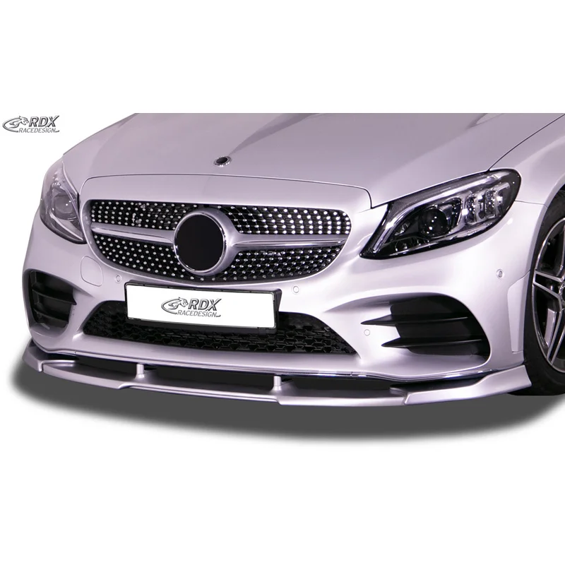 RDX Voorspoiler Vario-X passend voor Mercedes C-Klasse W205 AMG-Line FL 2018- (PU)