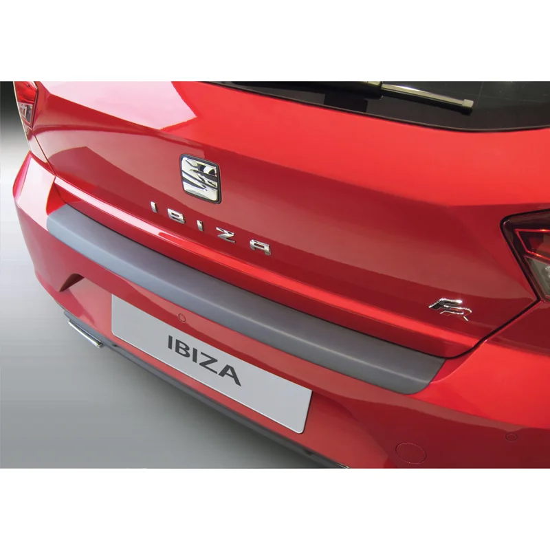 RGM ABS Achterbumper beschermlijst passend voor Seat Ibiza 6F 5-deurs SE/FR 2017- Zwart