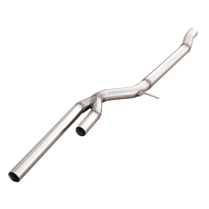 InoXcar 100% RVS Middenpijp passend voor Audi S4 B5 2.7 BiTurbo 1998-2001