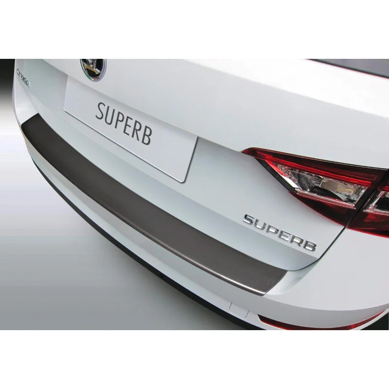 RGM ABS Achterbumper beschermlijst passend voor Skoda Superb Combi 9/2015- Zwart