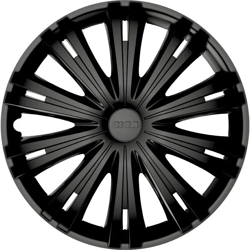 AutoStyle 4-Delige Wieldoppenset Giga 15-inch mat zwart