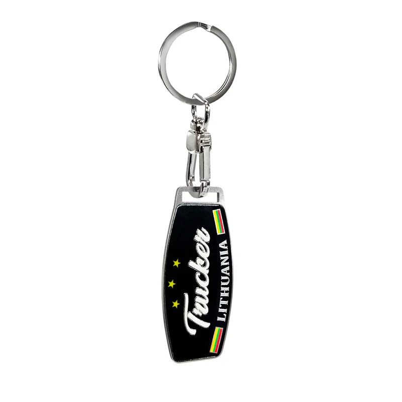 Avisa RVS sleutelhanger - Trucker/Lithuania