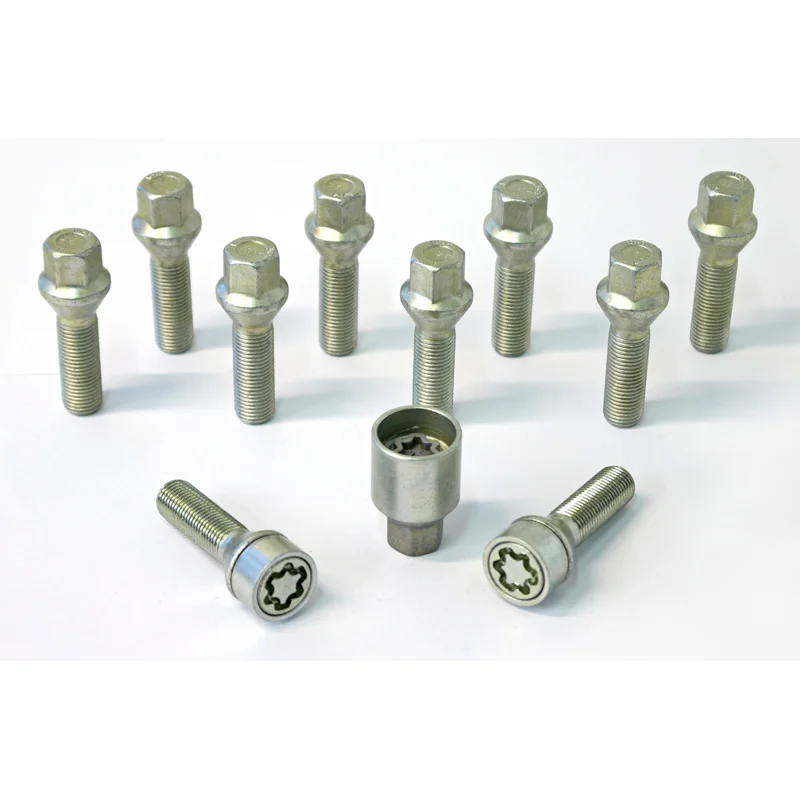 H&R Wielboutenset konisch M14x1.50 - Lengte 55mm - 10 stuks - incl. wielsloten