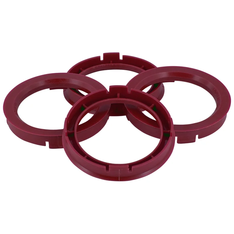 Set TPI Centreerringen - 70.4->56.1mm - Ruby Rood