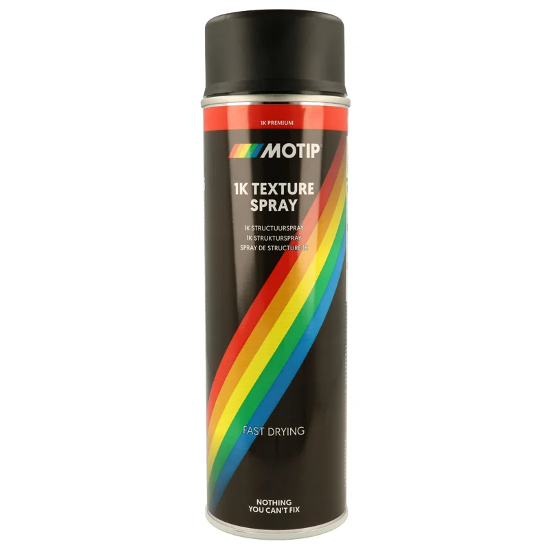 Motip 1K Textuurspray - Matzwart - 500ml