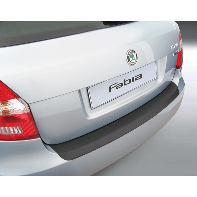 RGM ABS Achterbumper beschermlijst passend voor Skoda Fabia 5 deurs 2010-2014 Zwart