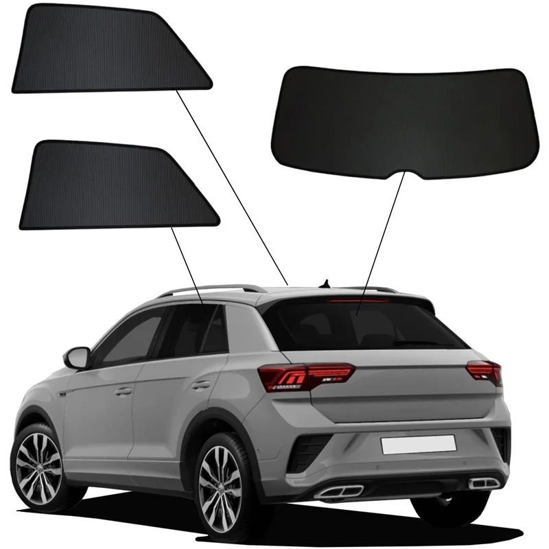 SunClip Zicht- & Zonwering passend voor Volkswagen T-Roc (A11) 2017-2025