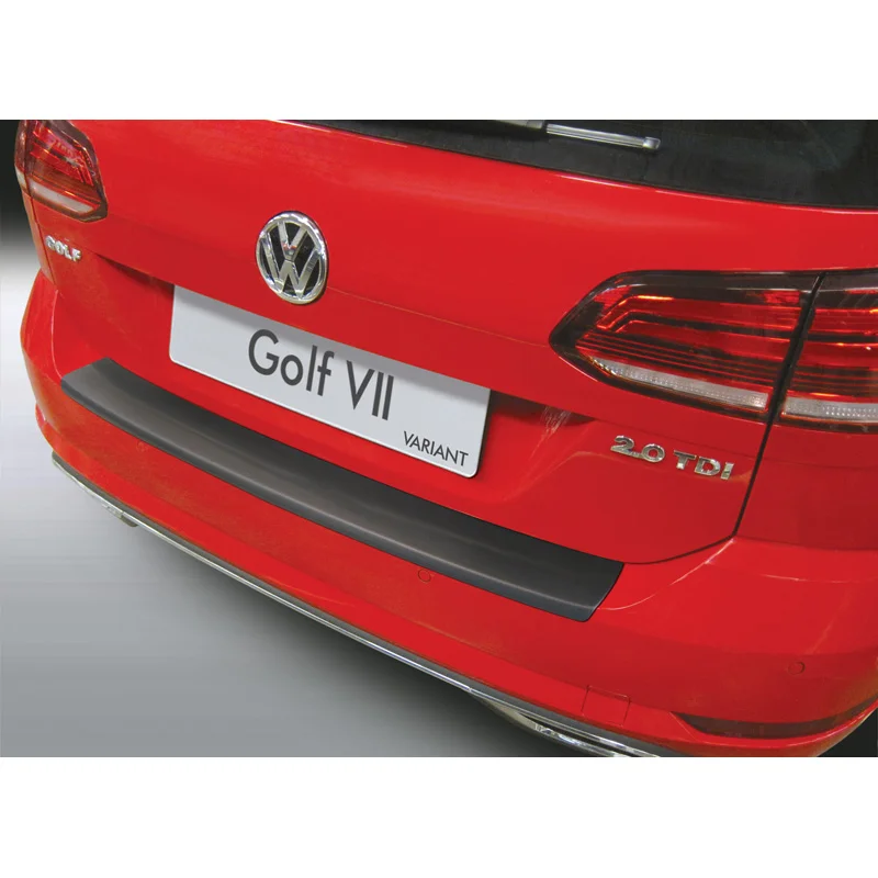 RGM ABS Achterbumper beschermlijst passend voor Volkswagen Golf VII Variant Facelift 2017-2020 (incl. GTI & R) Zwart