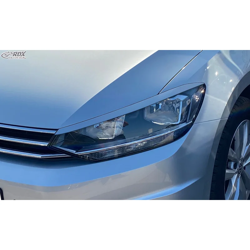 RDX Koplampspoilers passend voor Volkswagen Touran (5T) 2015- (Halogeen) (ABS)