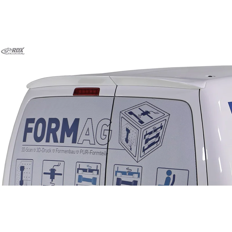 RDX Dakspoiler passend voor Volkswagen Caddy 2004-2015 & 2015-2020 (met 2 achterdeuren) (PUR-IHS)