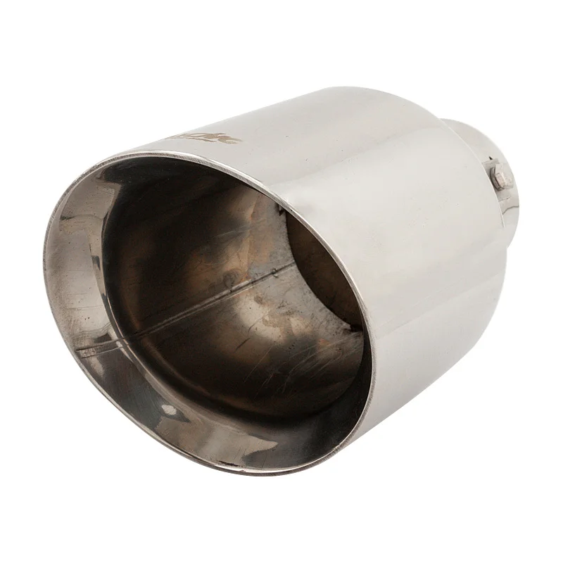 Simoni Racing Uitlaatsierstuk Rond/Schuin RVS – Ø114xL210mm – Montage ->60mm