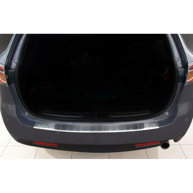 Avisa RVS Achterbumperprotector passend voor Mazda 6 combi 2008-2012 - Zilver
