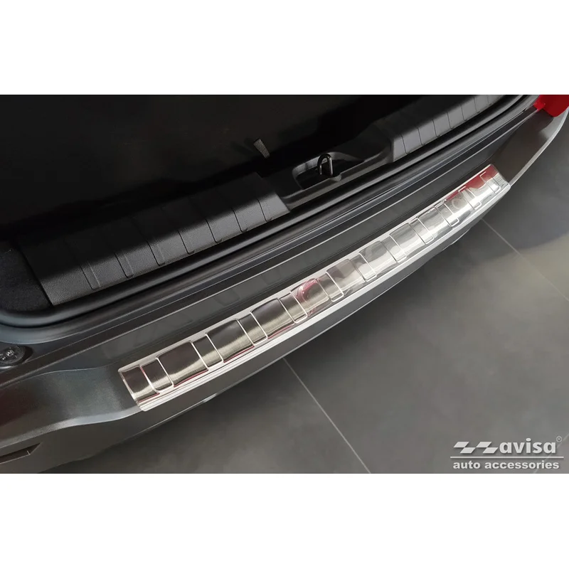 Avisa RVS Achterbumperprotector passend voor Jeep Avenger incl. EV 2023- - Zilver