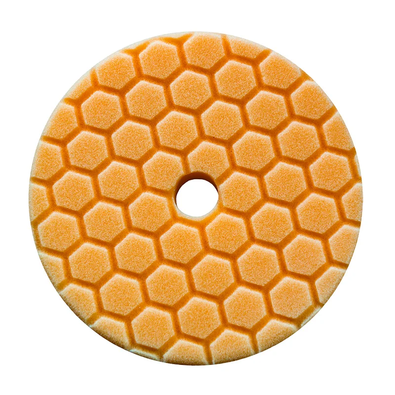 Chemical Guys Hex-Logic Quantum Medium-Heavy Cutting Pad Orange (6.5 Inch)