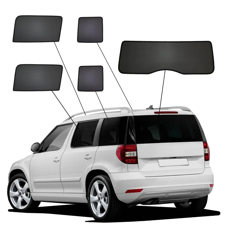 SunClip Zicht- & Zonwering passend voor Skoda Yeti (5L) 2009-2017