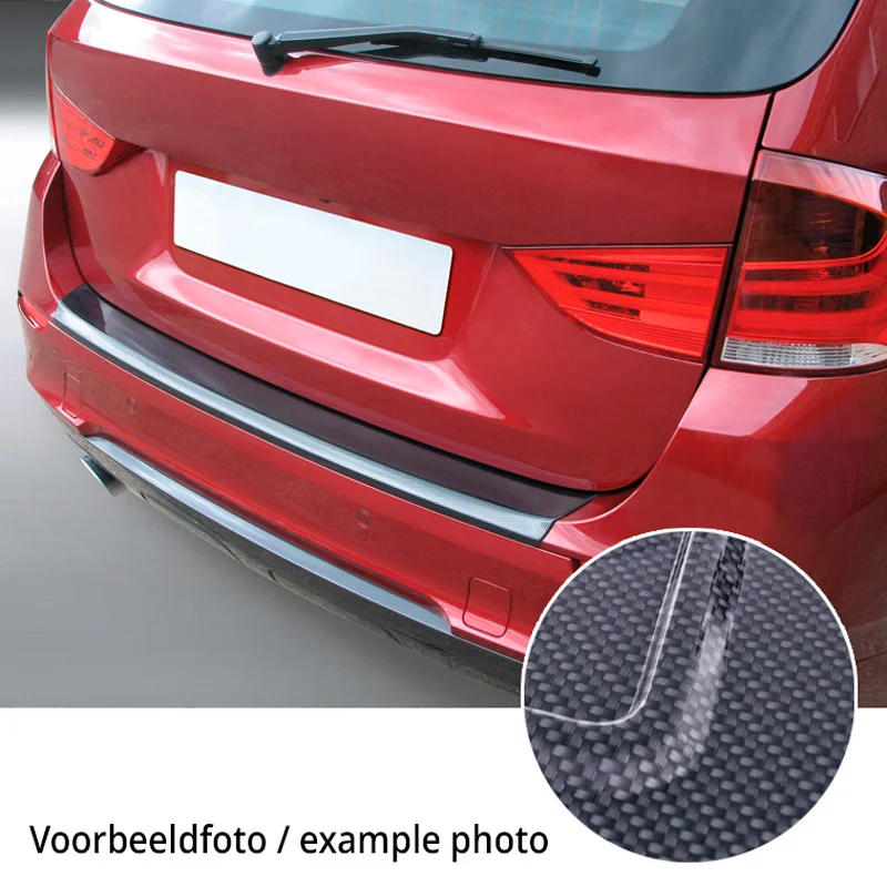 RGM ABS Achterbumper beschermlijst passend voor Audi E-Tron 2018- Carbon Look