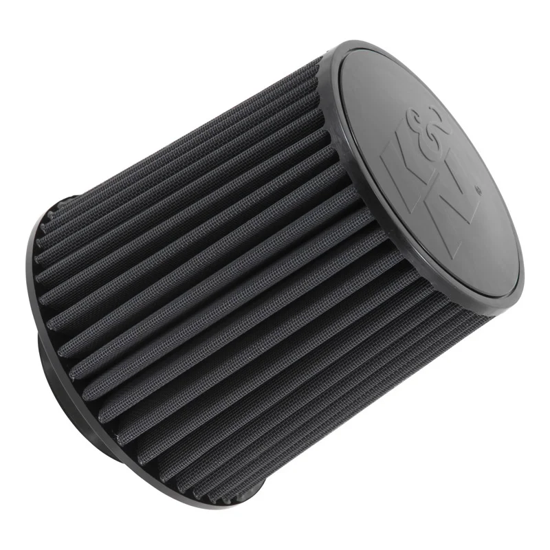 K&N Universeel Dryflow Zwart Luchtfilter Synthetisch Luchtfilter Conisch 102mm aansluiting, 203mm onder, 168mm top, 203mm hoogte (RU-5171HBK)