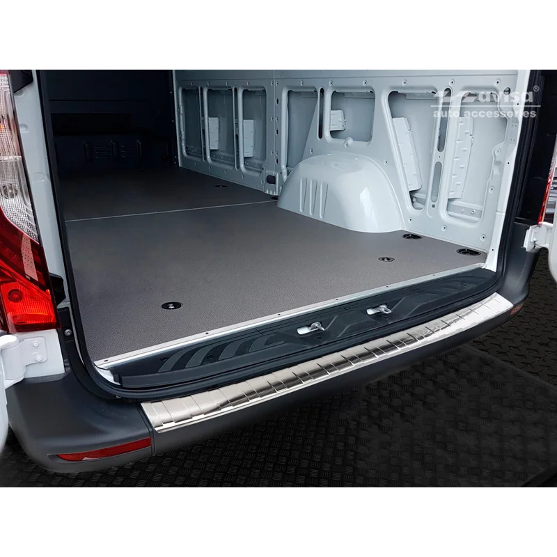 Avisa RVS Achterbumperprotector passend voor Mercedes Sprinter III 2018- - Zilver