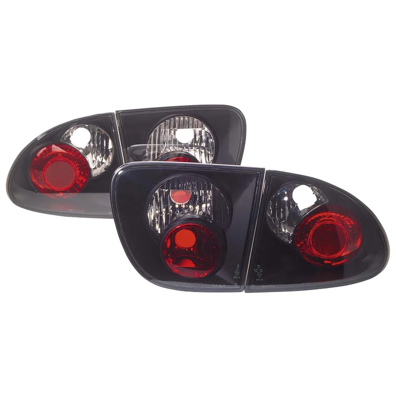 AutoStyle Set Achterlichten passend voor Seat Leon 1M 1999-2005 – Rookgrijs/Zwart