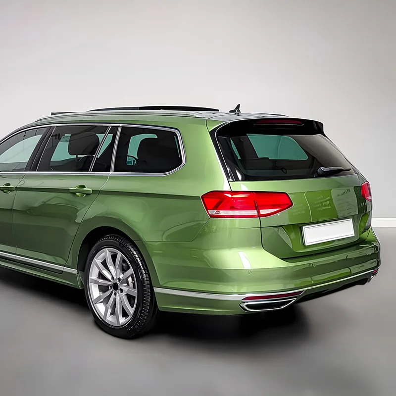 AutoStyle Dakspoiler passend voor Volkswagen Passat 3G Variant 2014-2023 3-delig (ABS Glanzend zwart)