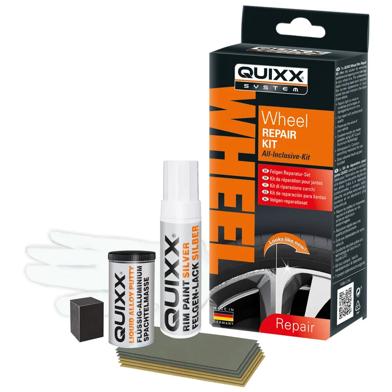 Quixx Wheel Repair Kit / Wielreparatieset - voor zilveren velgen