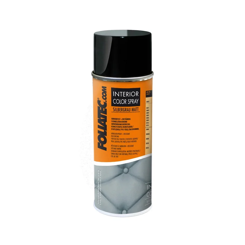Foliatec Interior Color Spray – Zilvergrijs mat 1x400ml