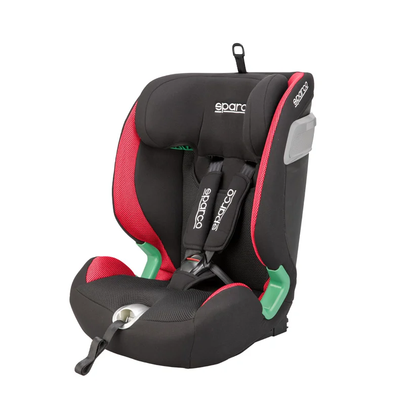 Sparco kinderstoel SK5000I (Isofix) Zwart/Rood i-Size 76-150cm (ECE-R129/03)