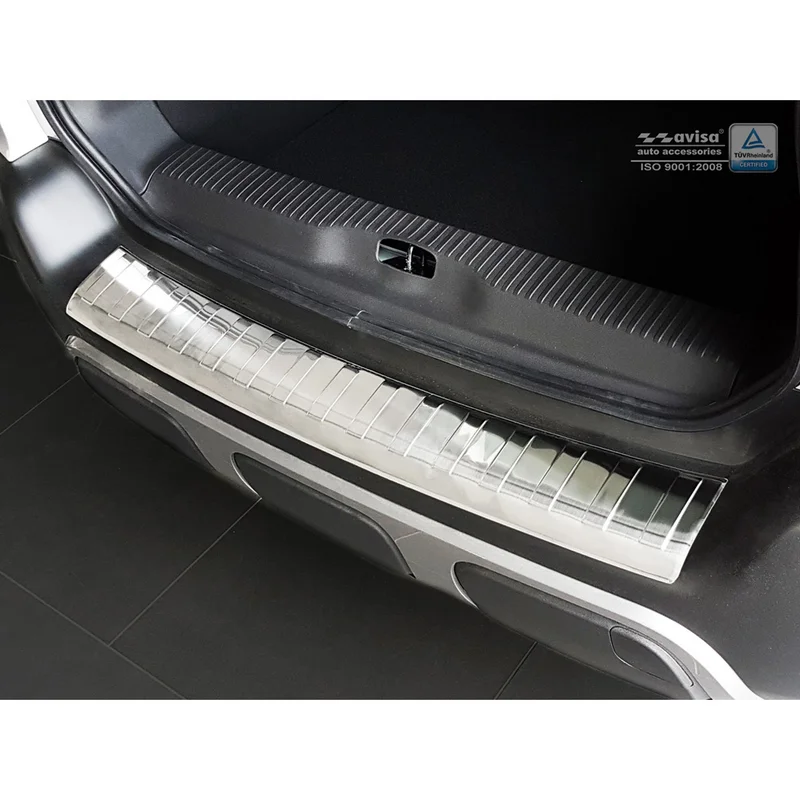 Avisa RVS Achterbumperprotector passend voor Citroën C3 Aircross II 2017- - Zilver