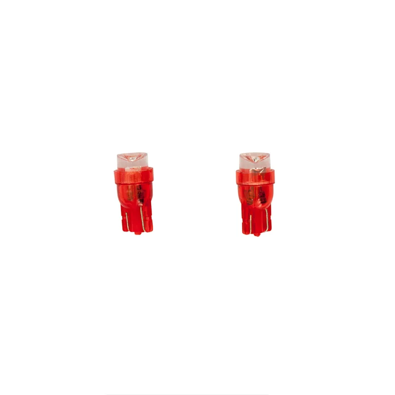AutoStyle T-8 LED Lampen 12V Rood Wide-Angle, set à 2 stuks