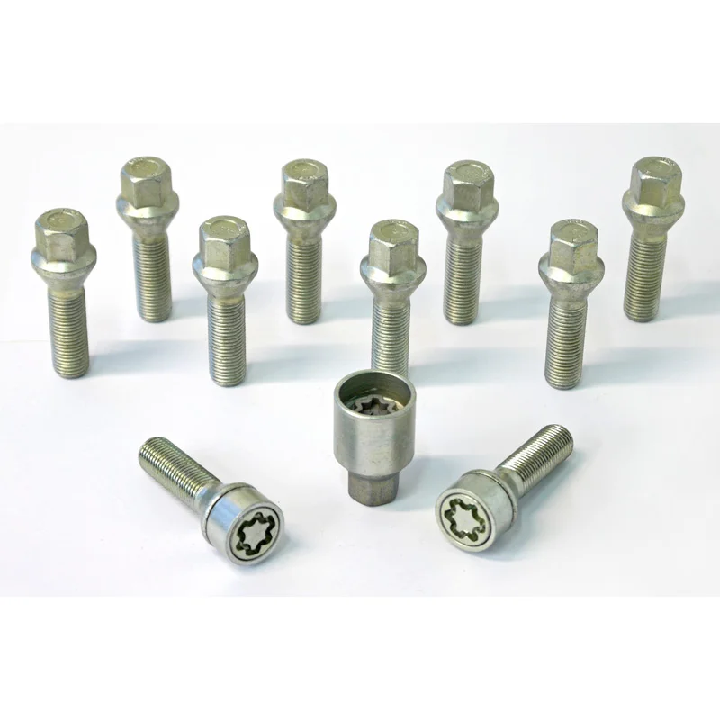 H&R Wielboutenset konisch M14x1.50 – Lengte 50mm – 10 stuks – incl. wielsloten