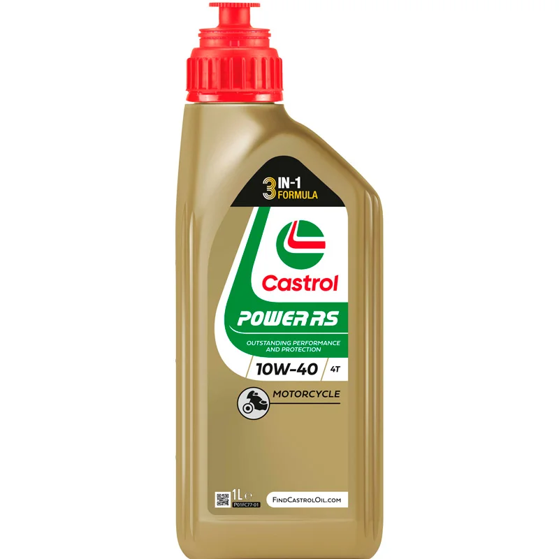 Castrol Motorolie Power RS 4T (4-takt) 10W-40 1-liter