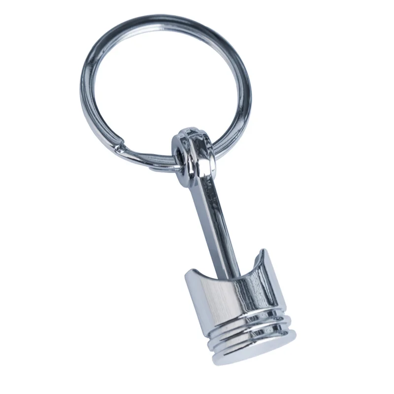 Simoni Racing Sleutelhanger Verchroomde zuiger