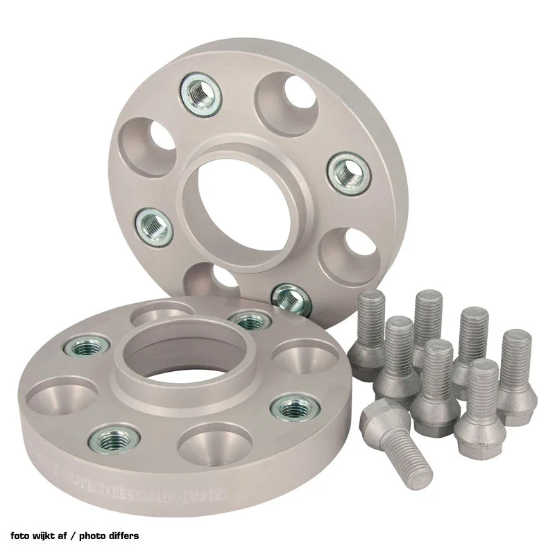 H&R DRA-Systeem Spoorverbrederset 44mm per as – Steekmaat 5×112 – Naaf 57,1mm – Boutmaat M14x1,5 – passend voor Audi/Seat/Skoda/Volkswagen