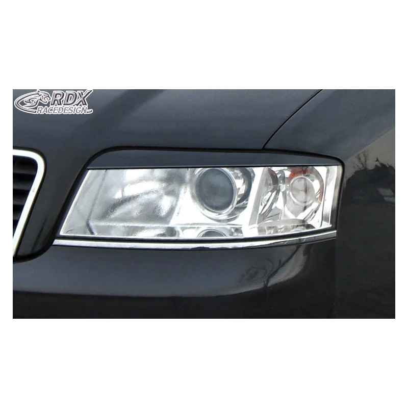 RDX Koplampspoilers passend voor Audi A6 4B/C5 2001-2004 (ABS)