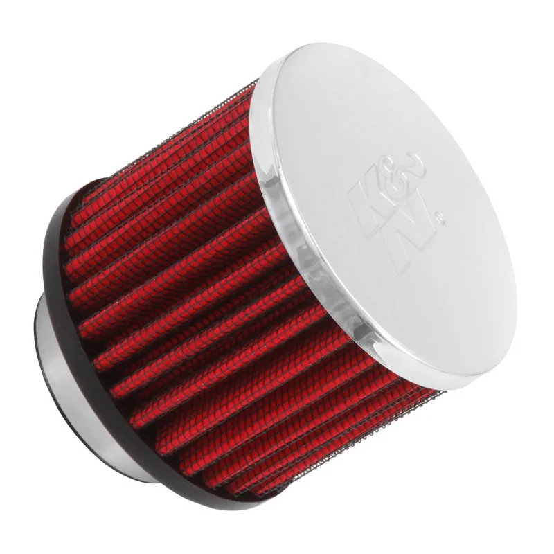 K&N Carterontluchtingsfilter - rubber onderplaat - 38mm aansluiting (62-1460)