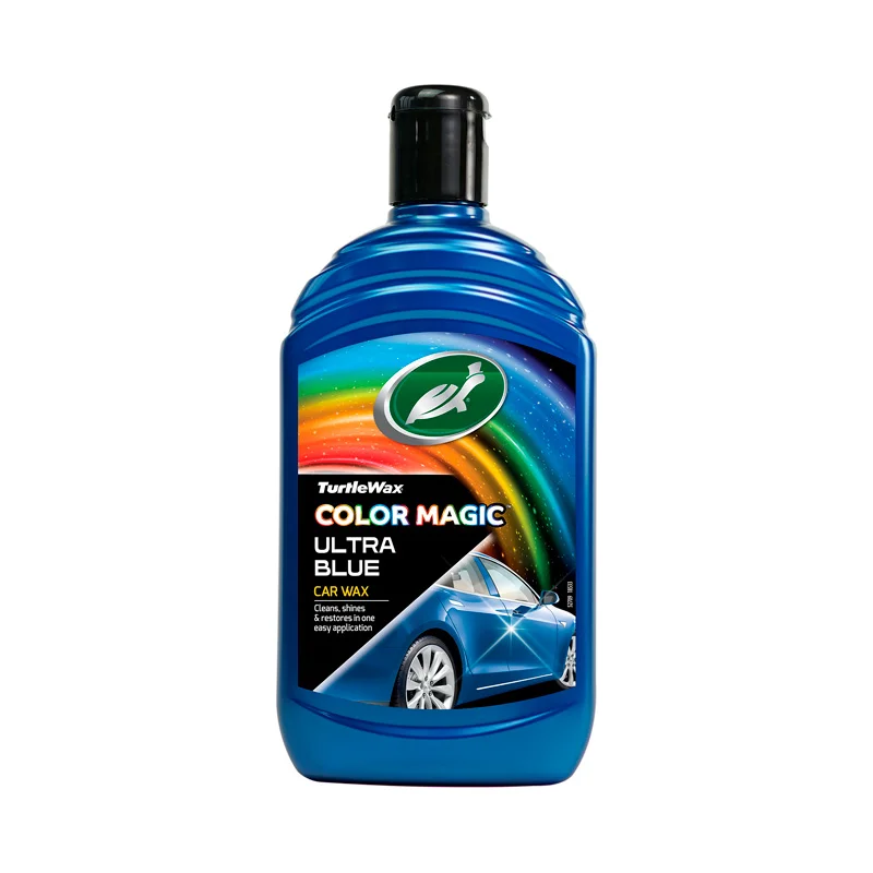 Turtle Wax 52709 Color Magic – Ultra Blue Car Wax Polish 500ml