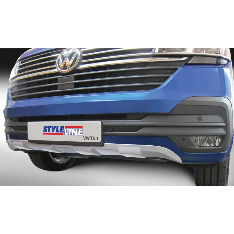RGM Voorspoiler ‘Skid-Plate’ passend voor Volkswagen Transporter T6.1 2020- Zilver (ABS)
