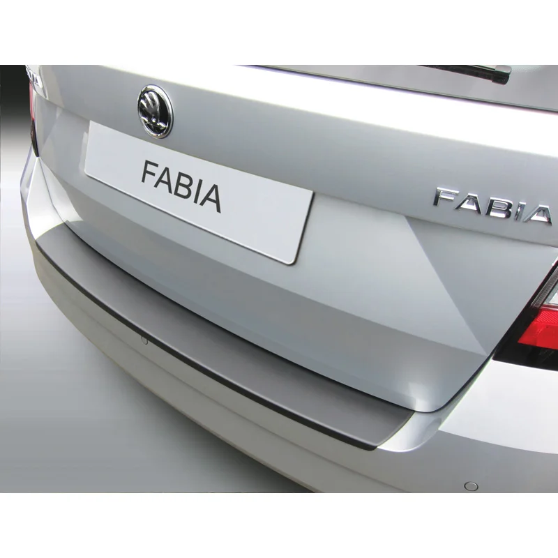 RGM ABS Achterbumper beschermlijst passend voor Skoda Fabia III Combi 11/2014-08/2021 Zwart