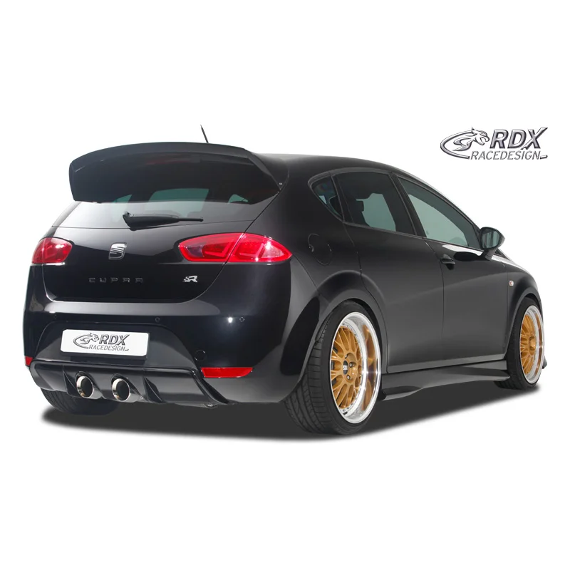 RDX Achterskirt ‘Diffusor’ passend voor Seat Leon 1P FR/Cupra (uitlaat midden) (PUR)