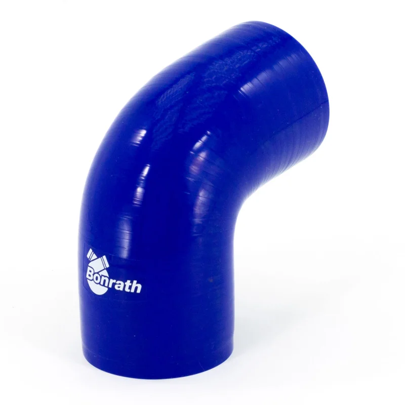 Bonrath Siliconen Slang 90 graden Bocht - Lengte:50mm - Ø54mm