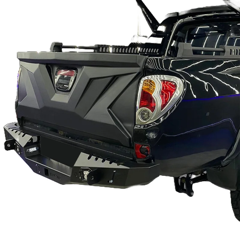 Oneway Achterklepcover passend voor Mitsubishi L200 Triton 4 2010-2014 - Matzwart