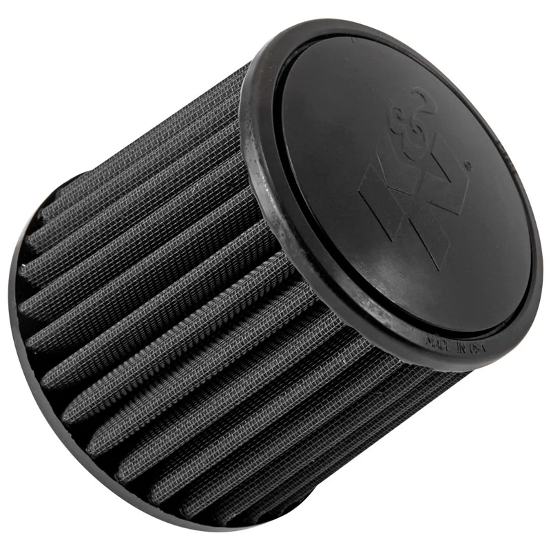 K&N Universeel Dryflow Zwart Luchtfilter Conisch 70mm aansluiting, 152mm onder, 133mm top, 133mm hoogte (RU-3103HBK)